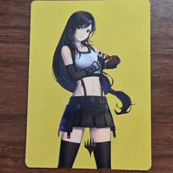 Tifa, Martial Artist Art Card (Gold-Stamped Planeswalker Symbol) Final Fantasy - Image 1