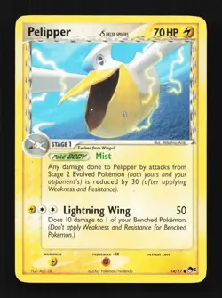 Pelipper 14/17 POP Series 5 English Pokemon Card TCG - Image 1