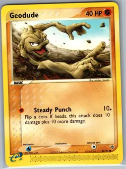 Geodude 56/97 Non Holo Dragon - Pokemon Card - NM - Image 1
