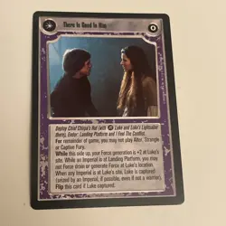 STAR WARS CCG DEATH STAR II RARE CARD THERE IS GOOD IN HIM - Image 1