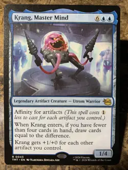 MTG TCG TMNT Krang, Master Mind 0043 Regular Rare - Image 1