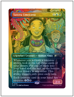 1x Satoru Umezawa, Secret Lair Drop Foil, Magic MTG NM - Image 1