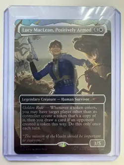 Lucy MacLean, Positively Armed #2447 FOIL Fallout Secret Lair SLD MTG NM ENG - Image 1
