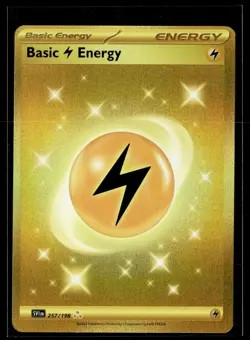 Pokemon TCG SV01: Scarlet & Violet Base Set #257/198 Basic Lightning Energy - Image 1