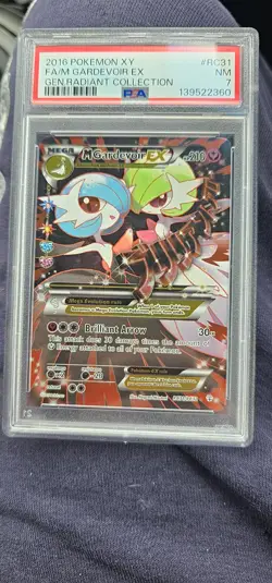 Pokemon TCG M Gardevoir EX Full Art RC31/RC32 XY Generations Card PSA 7 - Image 3