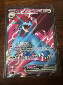 Salamence EX 177/159 Journey Together Full Art Rare Pokemon TCG NM - Image 1
