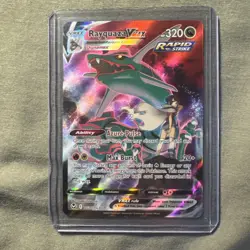 Pokemon Rayquaza VMAX TG20/TG30 Full Art Rapid Strike Holo Ultra Rare 320HP - NM - Image 1