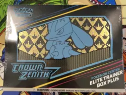 Pokemon Crown Zenith Elite Trainer Box Pokemon Center Edition Sealed - Image 1