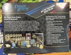 Pokemon Crown Zenith Elite Trainer Box Pokemon Center Edition Sealed - Image 4