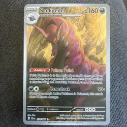 Scolipede 134/086 – Illustration Rare – Black Bolt – NM – English Pokemon - Image 1