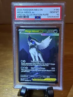 ‘25 POKEMON MEG EN MEGA ABSOL EX 180/132 SPECIAL ILLUSTRATION RARE PSA 10 GEM MT - Image 1