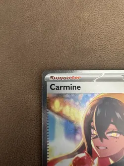 Carmine 217/167 SIR Twilight Masquerade Pokemon Trainer Holo NM and Pack Fresh - Image 2