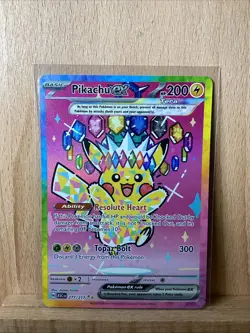 Pokemon TCG Pikachu ex 277/217 Ascended Heroes Special Illustration Rare NM - Image 3