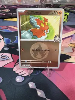 Pokemon TCG Ascended Heroes Reverse Holo Fire Energy Ethan’s Slugma O23/217 - Image 1