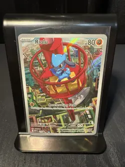 Pokemon TCG Riolu Illustration 010 Black Star Promo Mega Evolution English NM - Image 1