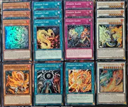 Yugioh! ☆ SANGEN / TENPAI ☆ Fire Synchro Dragon Deck Fadra Red Wyvern Sangenpai - Image 2