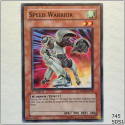 Speed Warrior - 5DS1-EN012 - Common 1st Edition Yugioh - Image 1