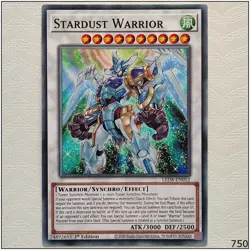 Stardust Warrior - LED8-EN052 - Common 1st Edition Yugioh - Image 1