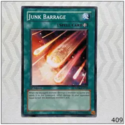 Junk Barrage - DP08-EN019 - Common 1st Edition Yugioh - Image 1