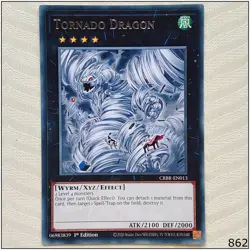 Tornado Dragon - CRBR-EN013 - Rare 1st Edition Yugioh - Image 1