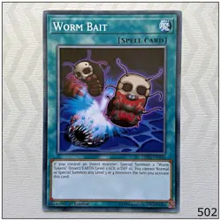 Worm Bait - LED2-EN050 - Common 1st Edition Yugioh - Image 1