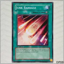 Junk Barrage - DP08-EN019 - Common 1st Edition Yugioh - Image 1