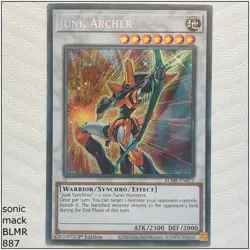 Junk Archer - BLMR-EN073 - Secret Rare 1st Edition Yugioh - Image 1
