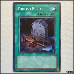 Foolish Burial - SDRL-EN020 - Common 1st Edition Yugioh - Image 1