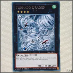 Tornado Dragon - CRBR-EN013 - Rare 1st Edition Yugioh - Image 1