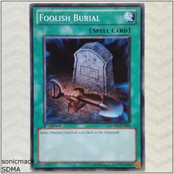 Foolish Burial - SDMA-EN026 - Common 1st Edition Yugioh - Image 1