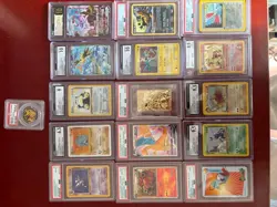 Lot of 15 Graded Pokemon Cards. - Image 1