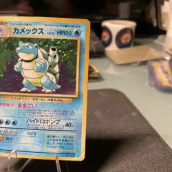 [LP/MP]Blastoise No.009 Japanese Pokemon Card base set Vintage - Image 3
