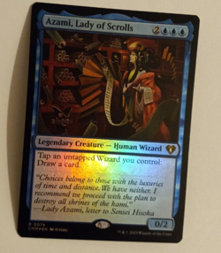 Azami Lady of Scrolls Foil NM/M Magic the Gathering Commander Masters MTG - Image 1