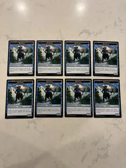 Magic the Gathering MTG Merfolk 8 Tokens Set - Image 1
