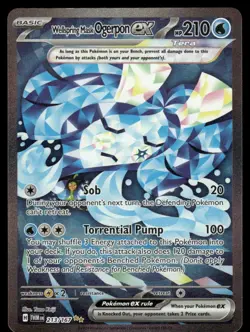 Pokemon Cards Wellspring Mask Ogerpon ex 213/167 Twilight Masquerade NM - Image 1