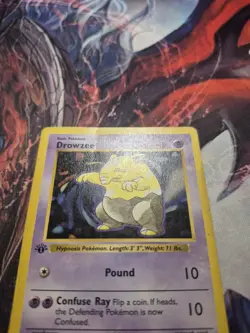 Pokemon 1st Ed. Base Set Common Drowzee 49/102 - MP/HP - Image 2