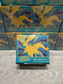 Pokemon Ascended Heros Pokemon Center Elite Trainer Box ETB Sealed New - Image 1