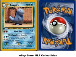 2001 Pokemon, Neo Revelation, #48/64 Quagsire, 1st Edition, Common - Image 1