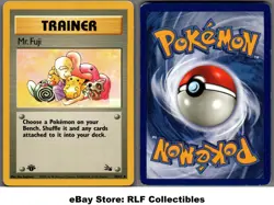 1999 Pokemon, Fossil, #58/62 Mr. Fuji, 1st Edition, Uncommon - Image 1