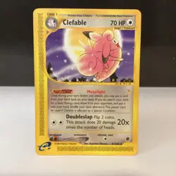 Pokemon Clefable 41/165 Expedition Base Set 2002 70HP TCG - Image 1