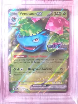 2024 POKEMON VENUSAUR EX STELLAR CROWN Stamped Promo #001 BGS 9 MINT PSA CGC - Image 3