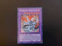 Yugioh - Chimeratech Overdragon LCGX-EN183 Secret Rare 1st Edition - Image 1