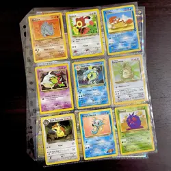 Pokemon Collection Mixed 🔥 Lot of Cards w/ Binder Pages - Image 1