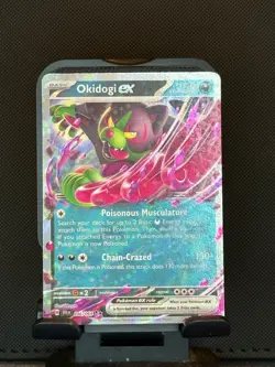 Okidogi EX 036/064 Scarlet Violet Shrouded Fable Holo Double Rare Pokemon Card - Image 1