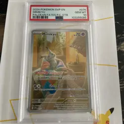 Pokemon Center Mimikyu Promo Card PSA 10 - Image 1