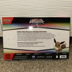 Pokemon Prismatic Evolutions Accessory Pouch Special Collection Box - Image 2