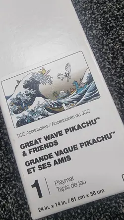 🌊 Pokemon TCG Great Wave Playmat Brand New Pokemon Center Exclusive - Image 1