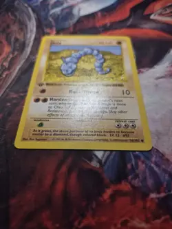 Onix 56/102 Shadowless 1st Edition Base Set Pokemon Card MP - Image 4