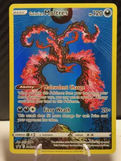 Pokemon TCG - Galarian Moltres - SWSH284 - Black Star Promo Crown Zenith NM - Image 1