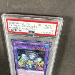 PRANK-KIDS WEATHER WASHER SR #HISU-EN018 SUMMONERS GEM MINT 10 PSA YU-GI-OH - Image 3